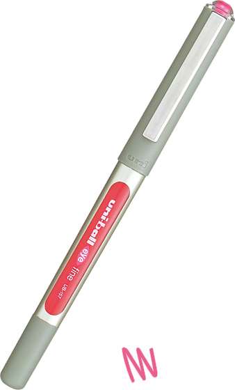Στυλό Uni-Ball Eye Fine UB-157 Rollerball 0.7mm Ροζ