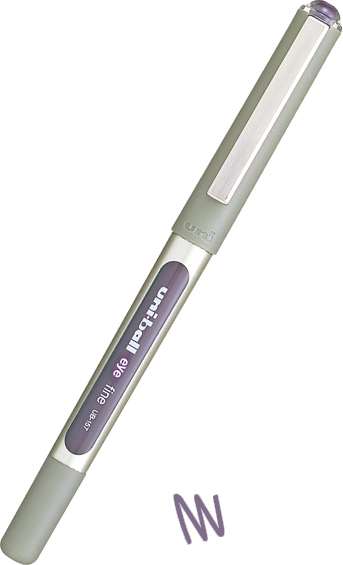 Στυλό Uni-Ball Eye Fine UB-157 Rollerball 0.7mm Βιολετί