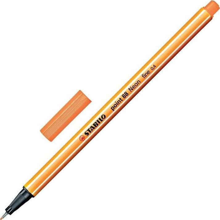 Μαρκαδόρος Stabilo Point 88/054 Fluo Orange