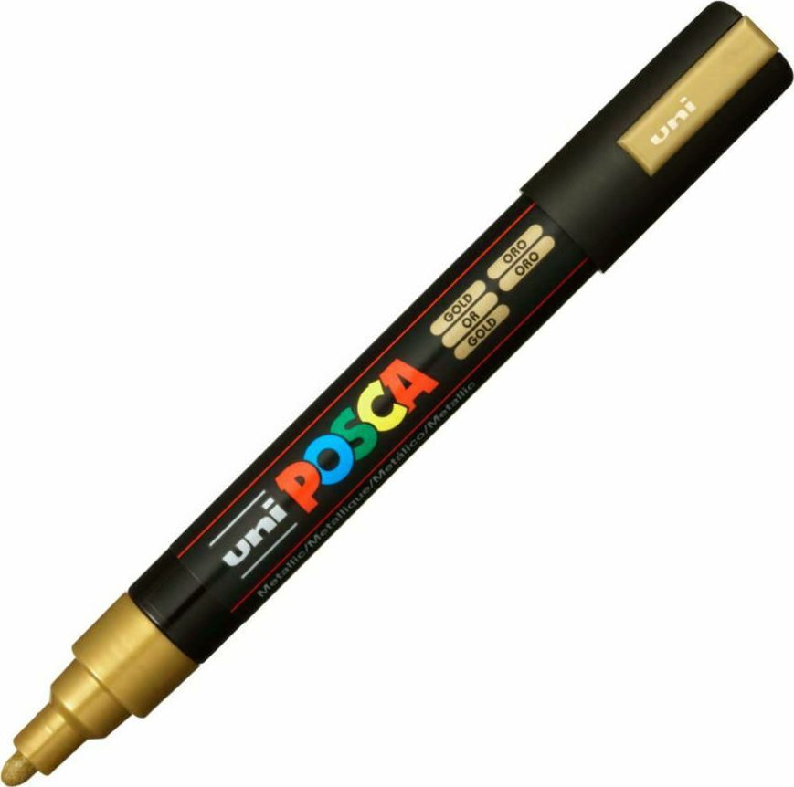 Μαρκαδόρος Uni Posca PC-5M Gold 2.5mm