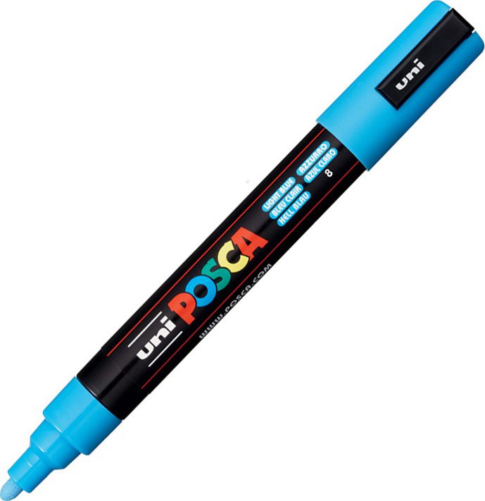 Μαρκαδόρος Uni Posca PC-5M Light Blue 2.5mm