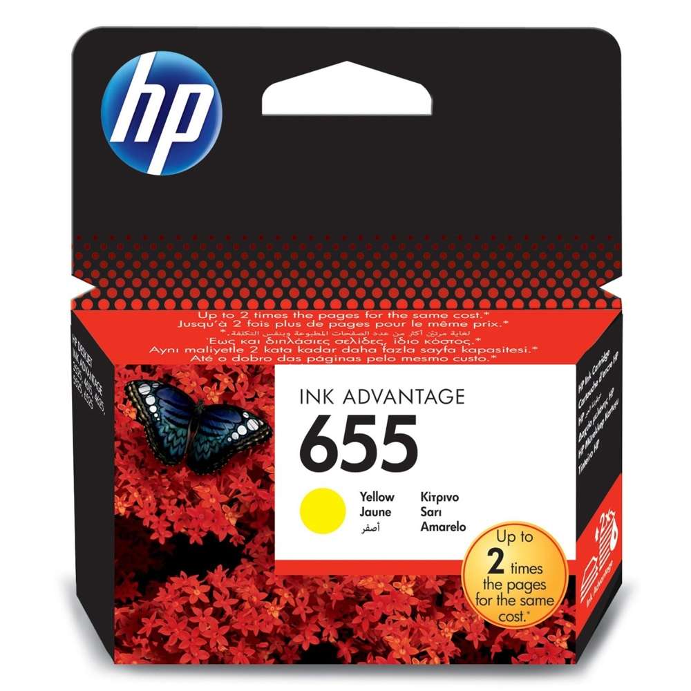 HP Μελάνι Inkjet No.655 Yellow