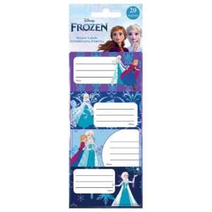 Ετικέτες Σχολικές Frozen 2 5 Φύλλα 20τεμ.