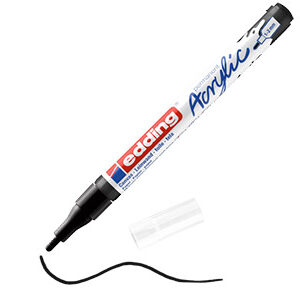 Μαρκαδόρος Ακρυλικός Edding 5300 1-2mm Black