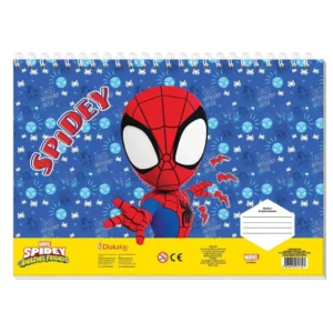 Μπλοκ Ζωγραφικής Spidey 23x33cm 40Φ Αυτ/τα+Στένσιλ