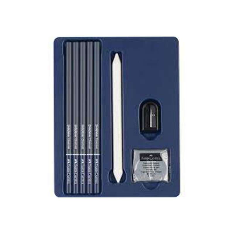 Σετ Faber Castell 114006 Gold Charcoal Sketch Σετ 8 Tεμ. - Image 2