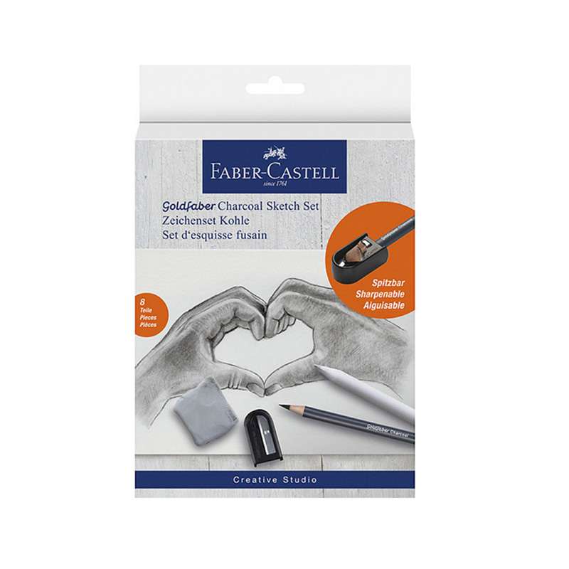 Σετ Faber Castell 114006 Gold Charcoal Sketch Σετ 8 Tεμ. - Image 3
