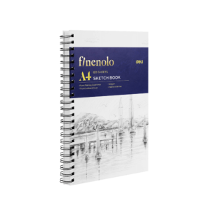 Μπλοκ Σχεδίου Α4 Deli Σπιράλ 60Φ 160gr