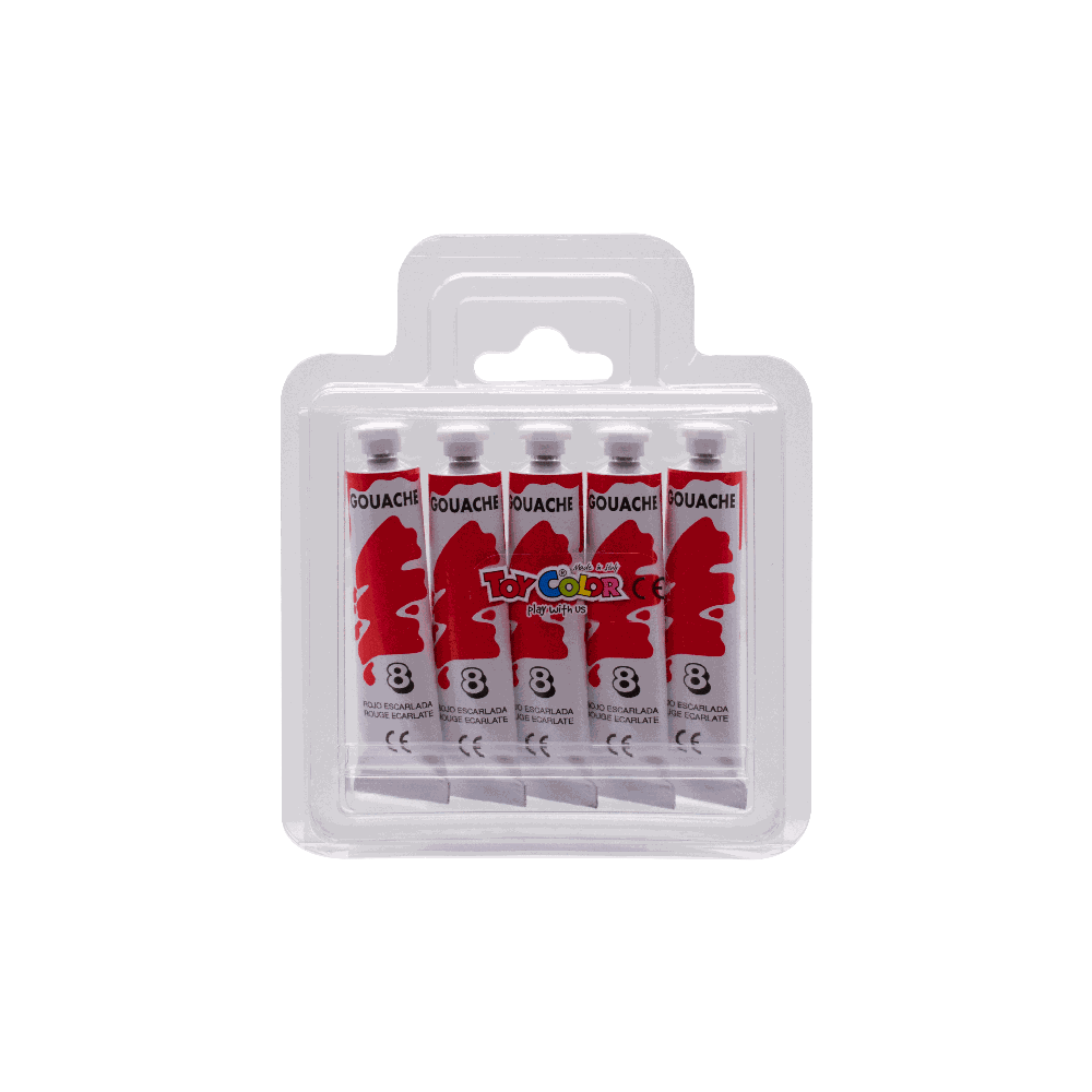 Τέμπερα Toy Color 12ml Primary Scarlet Κόκκινη