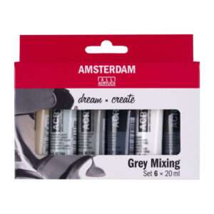 Σετ Ακρυλικά Amsterdam 6x20ml Grey Mixing