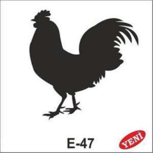 Στένσιλ 10x10εκ. Artebella κόκκορας