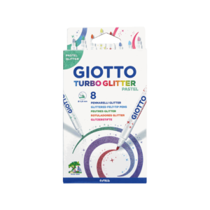Μαρκαδόροι Ζωγραφικής Giotto Turbo Glitter  8τεμ.