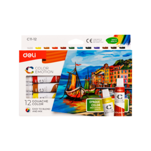 Τέμπερες Deli Color Emotion 12τεμ x 12ml