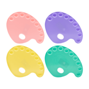 Παλέτα Οβάλ Πλαστική Metron 9 Θέσεων (Διάφορα Χρώματα)