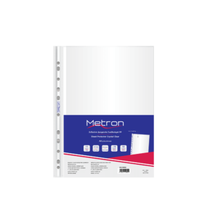 Ζελατίνες αρχειοθέτησης Metron Α4 Πλάι Γυαλιστερές 50τεμ. 90mic