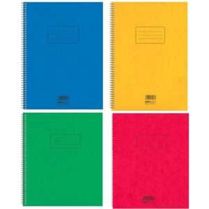 Τετράδιο Σπιράλ Salko Λευκό Α4 50Φ