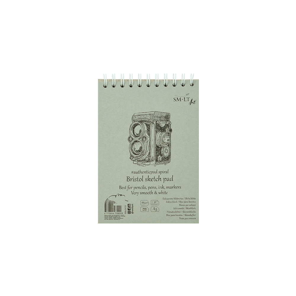 Μπλοκ Σχεδίου SMLT Art Bristol 30 Φύλλα Α5 185gsm