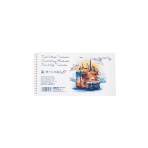 Μπλοκ Ζωγραφικής SMLT Art Ταξιδιού 25 Φύλλα 15x28cm 160gsm