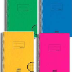 Τετράδιο Σπιράλ Salko Καρρέ Α4 50Φ