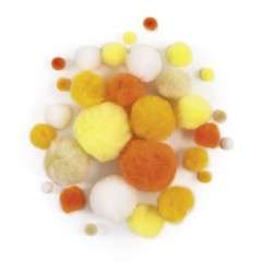 Πομ πομ Folia Κίτρινο 30τεμ