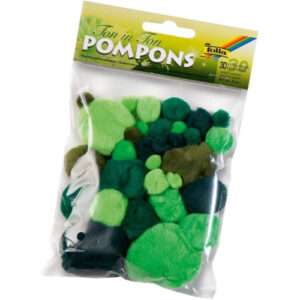 Πομ πομ Folia Πράσινο 30τεμ