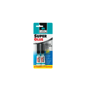 Κόλλα Ρευστή Bison 3gr Super 1+1 Δώρο