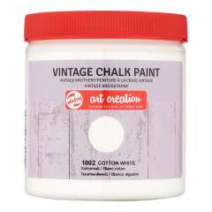 Χρώμα Κιμωλίας Vintage 250ml 7001 Cotton White Art Creation
