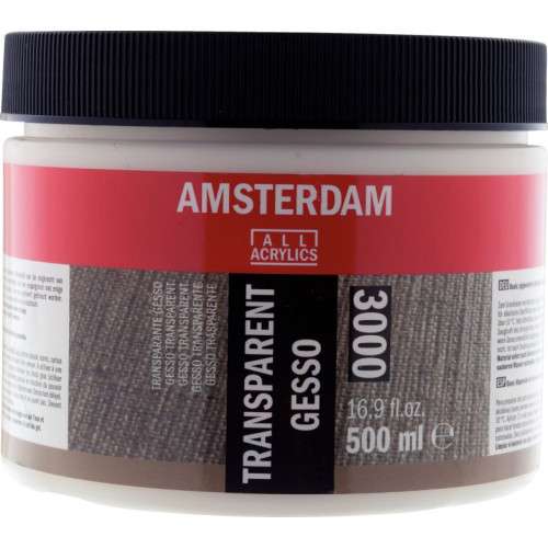 Amsterdam Gesso Transparent 3000 500ml