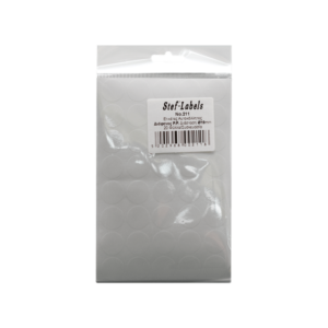 Ετικέτες αυτοκόλλητες Stef Φ19mm 20Φ Στρογγυλά Διάφανα Νο211