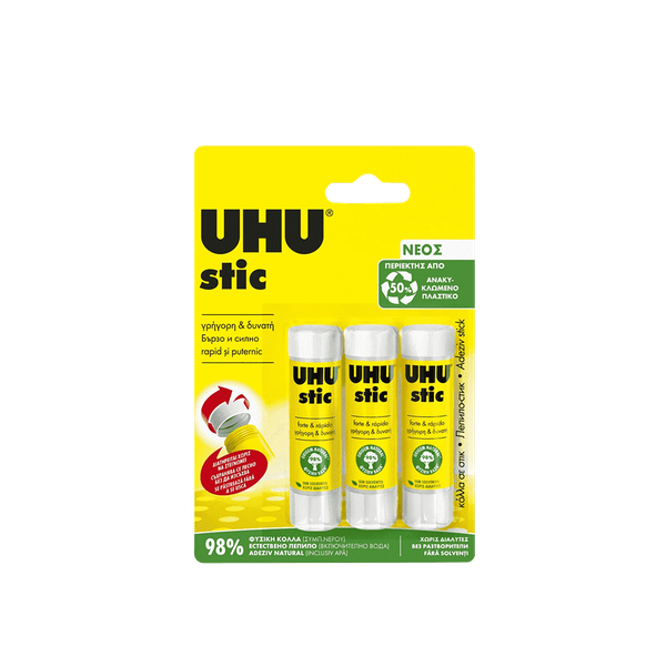 Κόλλες Uhu Stick 8.2gr 3τεμ.