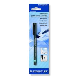 Μαρκαδόρος Lumocolor Staedtler Laundry 0.6mm F Μαύρο
