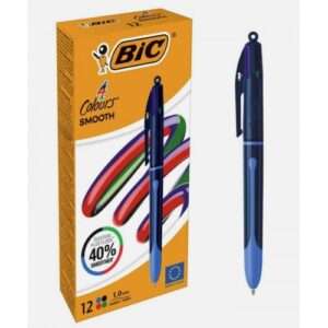 Στυλό BIC 4 Χρωμάτων Smooth Β12 1.0mm