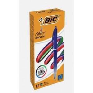 Στυλό BIC 4 Χρωμάτων Smooth Blu 1.0mm