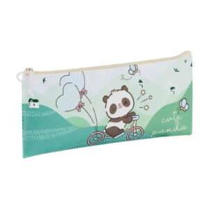 Κασετίνα Meshu Cute Panda 20x10cm Eco Leather