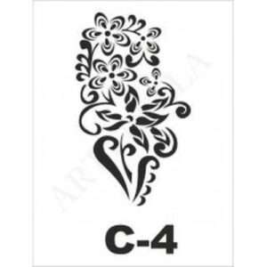 Στένσιλ 15x20εκ. Artebella Λουλούδια