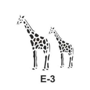 Στένσιλ 10x10εκ. Artebella Καμηλοπάρδαλη