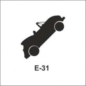 Στένσιλ 10x10εκ. Artebella αυτοκίνητο