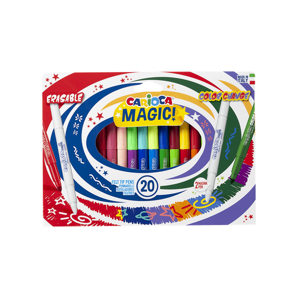 Μαρκαδόροι Carioca Magic Color 9+9+2τεμ.