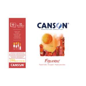 Μπλοκ Canson Figueras Oil 21x29.7εκ. Α4 290gr 10Φ Canvas