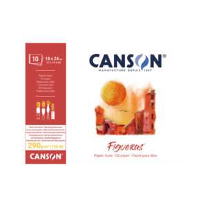 Μπλοκ Canson Figueras Oil 18x24εκ. 290gr 10Φ Canvas
