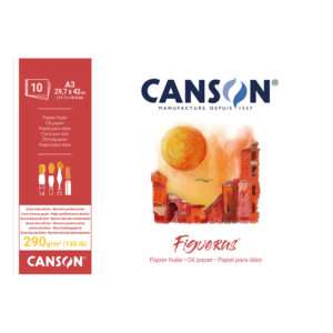 Μπλοκ Canson Figueras Oil 29.7x42εκ. A3 290gr 10Φ Canvas