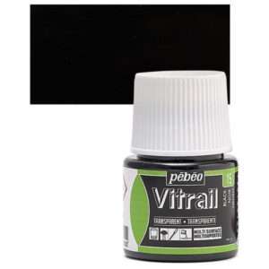 Σμάλτο Βιτρό Vitrail Black 45ml Pebeo