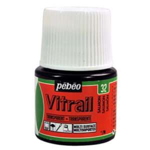 Σμάλτο Βιτρό Vitrail Coral Red 45ml Pebeo