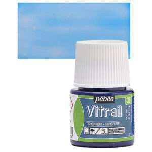 Σμάλτο Βιτρό Vitrail Light Blue 45ml Pebeo