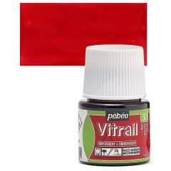 Σμάλτο Βιτρό Vitrail Red 45ml Pebeo