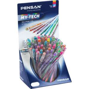 Στυλό My-Tech Pensan Διαρκείας 0.7mm Αssorti Fluo 60τεμ.