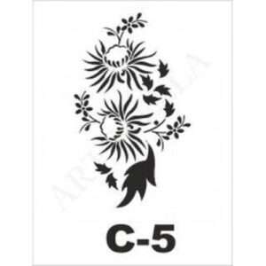 Στένσιλ 15x20εκ. Artebella Λουλούδια #3