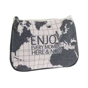 Τσάντα Καλλυντικών 20x1x15cm World Map