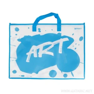 Τσάντα Σχεδίου Art Blue Αδιάβροχη Με Φερμουάρ 34x47.5cm