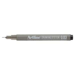Μαρκαδόρος Σχεδίου Artline ΕΚ-23 0.03mm Μαύρος